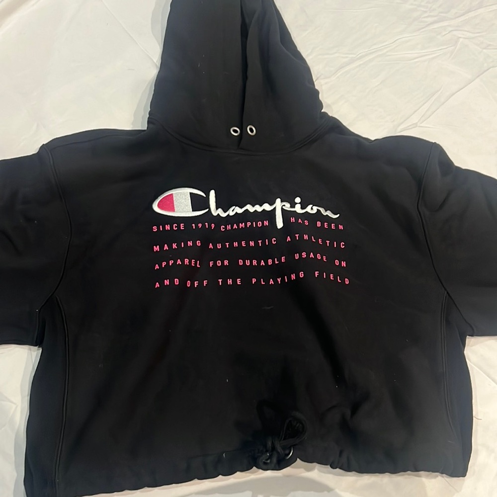 Champion cropped hoodie